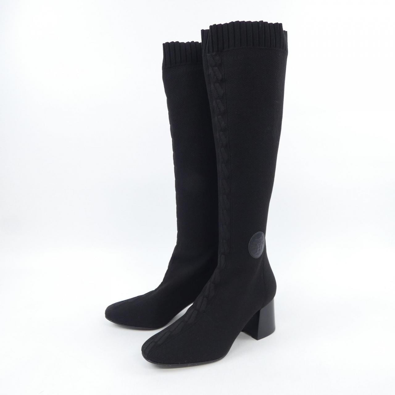 エルメス HERMES フォンテーヌ FONTAINE エクスリブリス/クリック･ セ･ヌエ 222097Z ロングブーツ