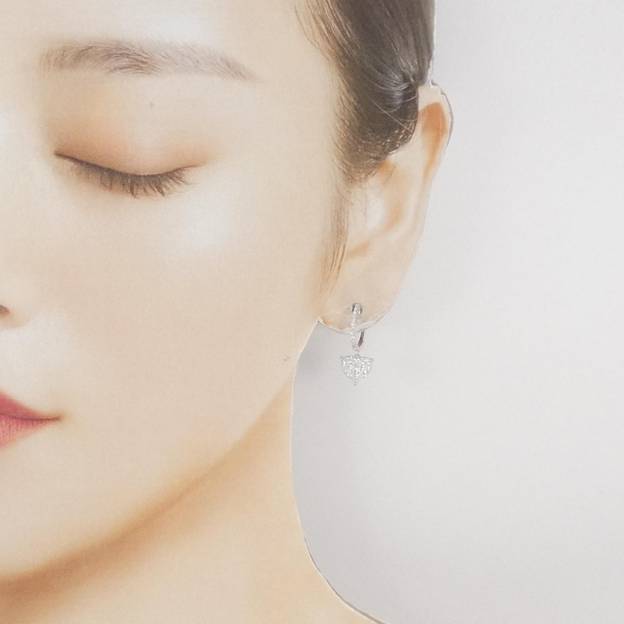 ポンテヴェキオ ダイヤモンド ピアス 0.68CT