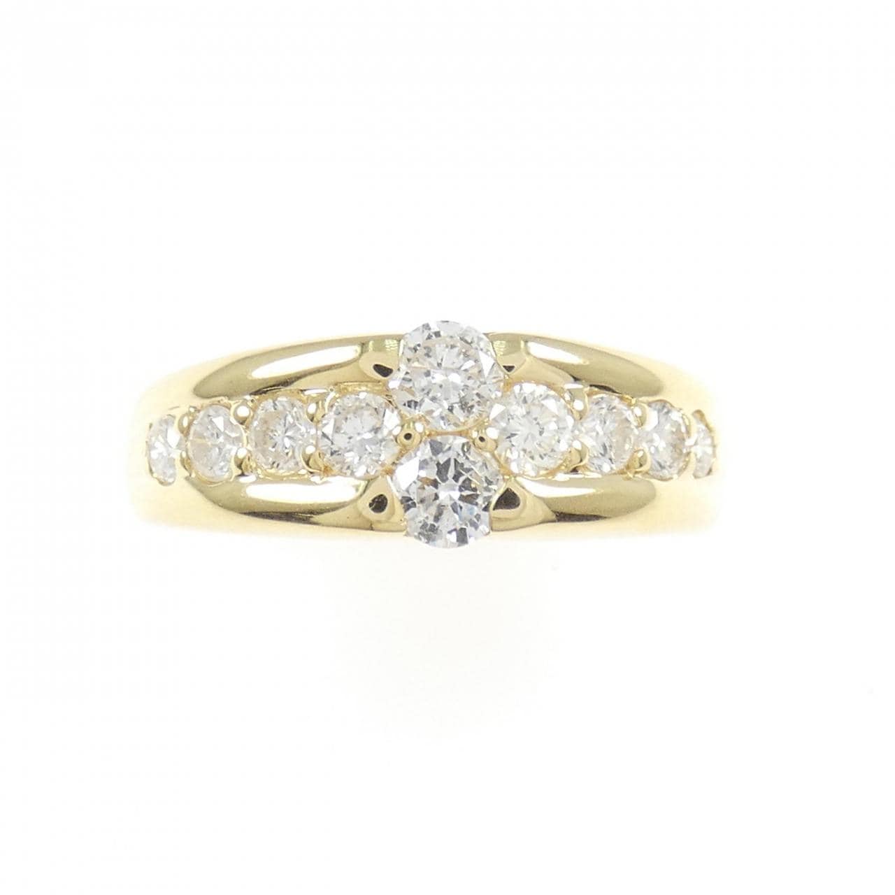 K18YG ダイヤモンド リング 0.71CT