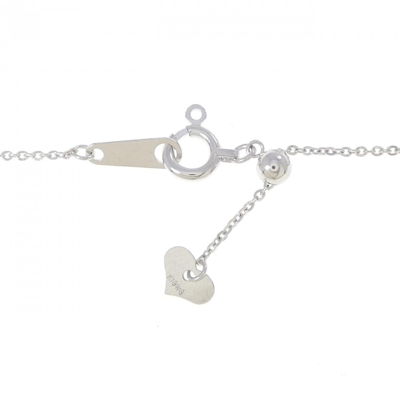 K18WG ダイヤモンド ネックレス 0.45CT