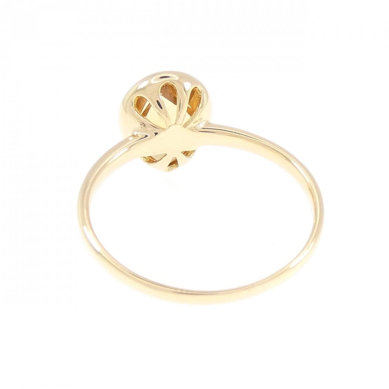 K18YG シトリン リング 1.90CT