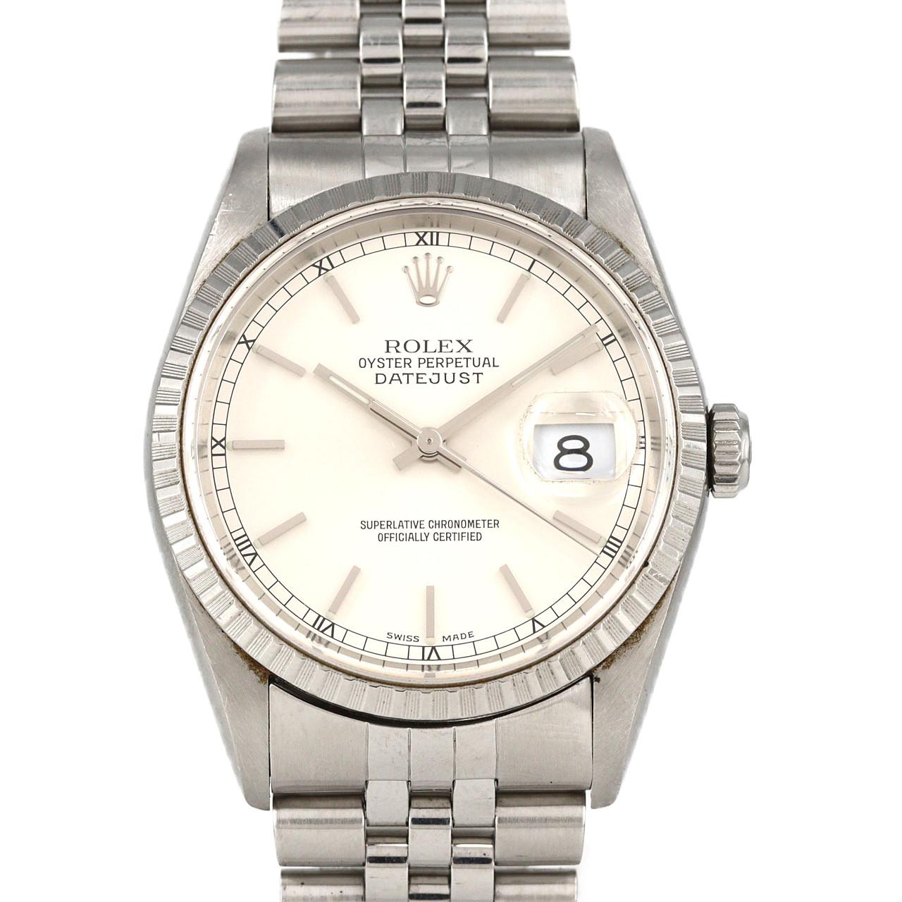 【ノーメンテナンス還元価格】ロレックス デイトジャスト 16220･5 SS 自動巻 A番