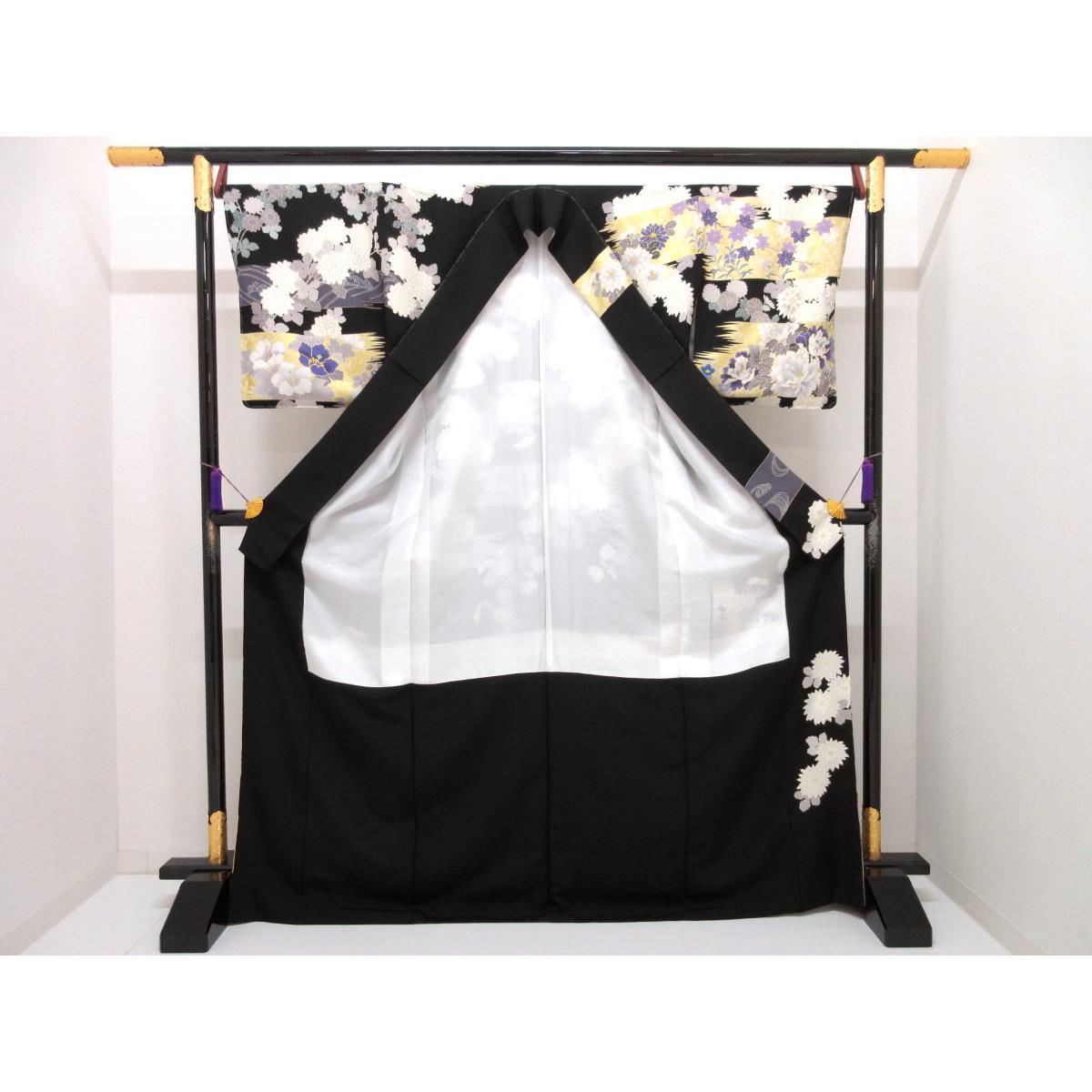 【未使用品】訪問着　友禅金彩加工【吉澤織物】