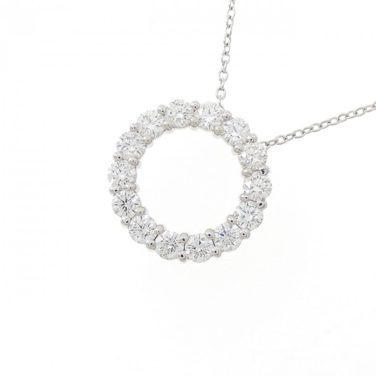PT900/PT850 ダイヤモンド ネックレス 1.00CT