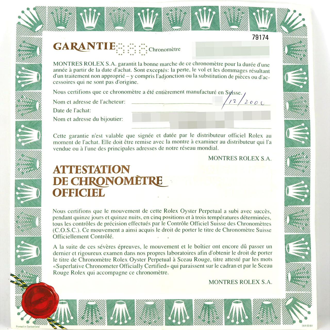 【ノーメンテナンス還元価格】ロレックス デイトジャスト 79174 SSxWG 自動巻 P番