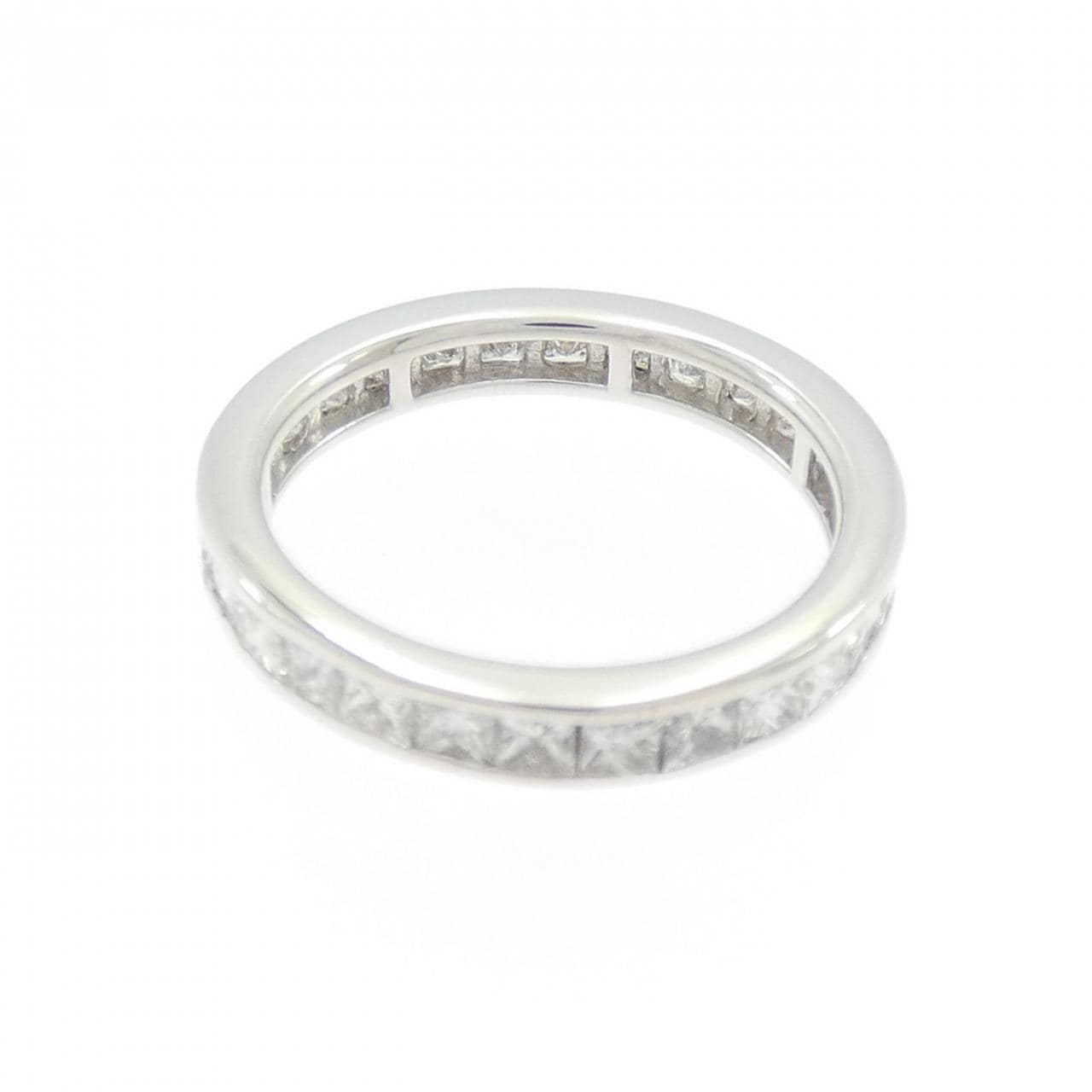 K18WG フルエタニティ ダイヤモンド リング 1.44CT