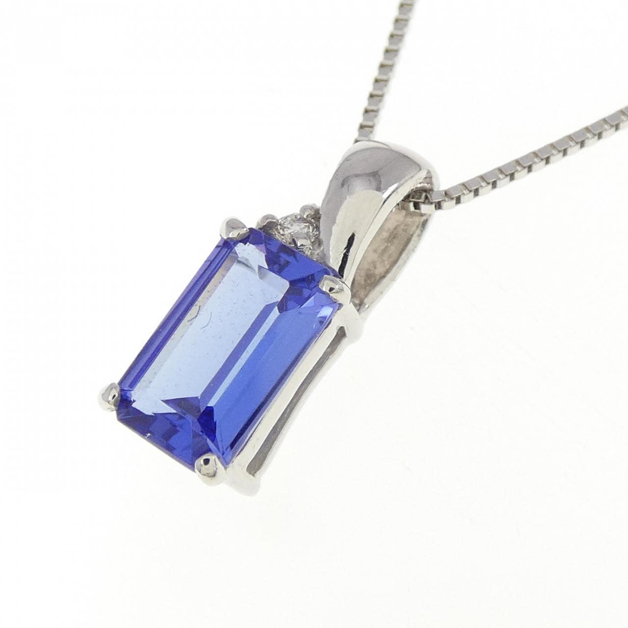 [再加工款] PT坦桑石项链 0.85CT