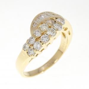 K18YG ダイヤモンド リング 1.20CT