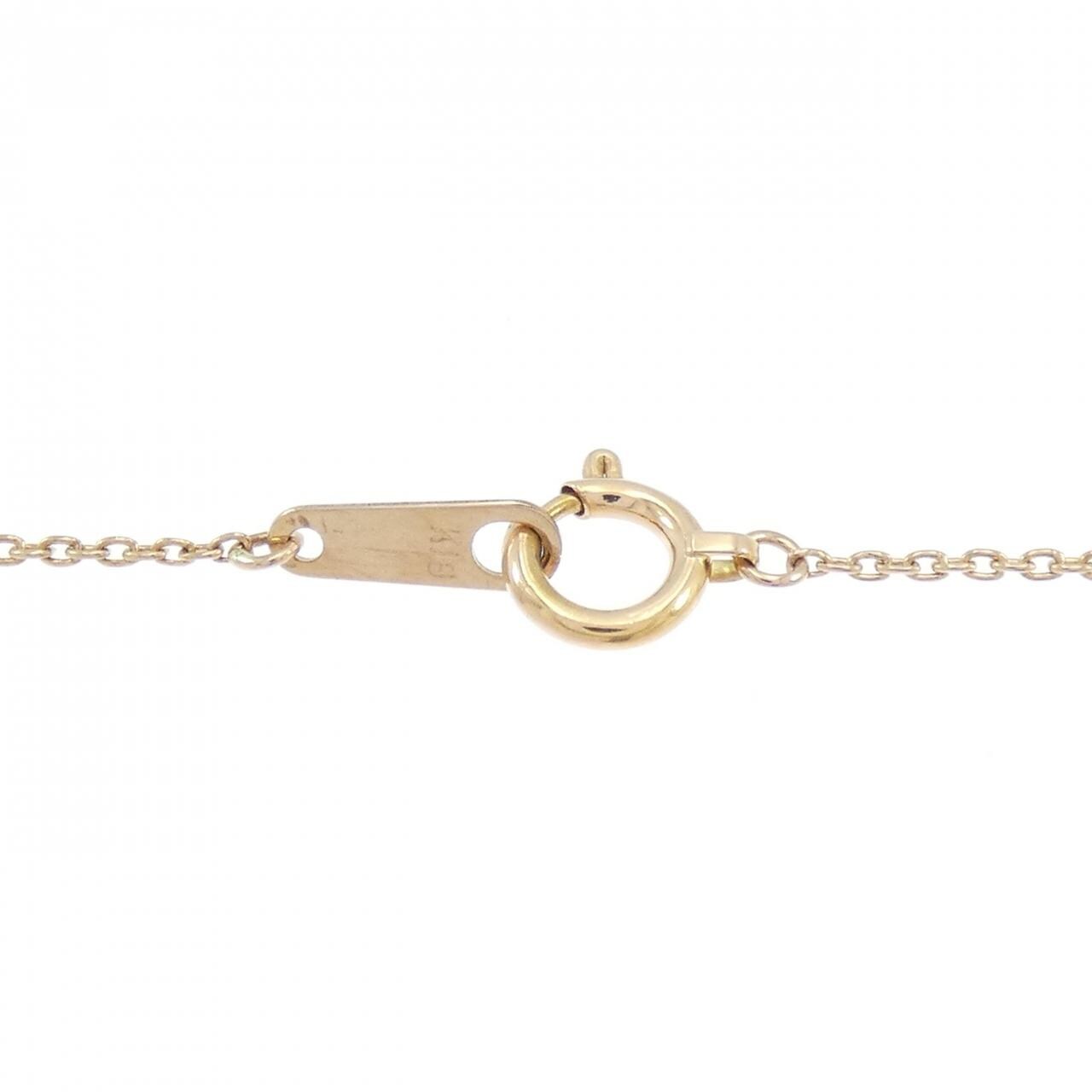 K18PG ダイヤモンド ネックレス 0.25CT