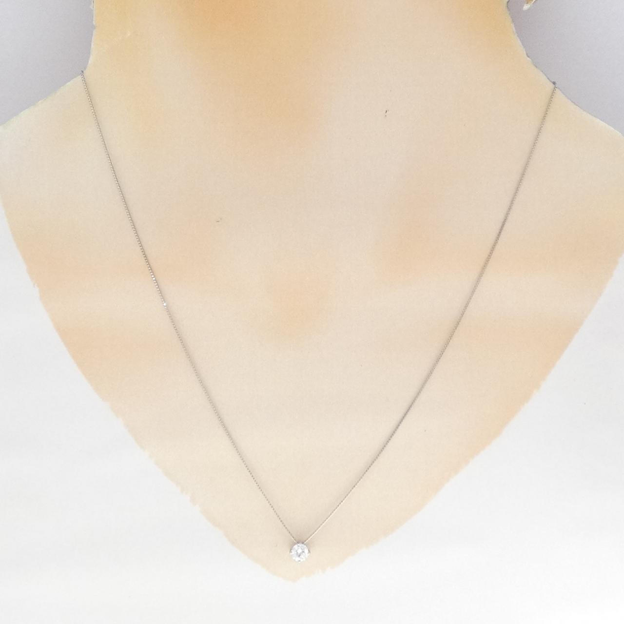 PT900/PT850 ダイヤモンド ネックレス 0.300CT D SI1 VG