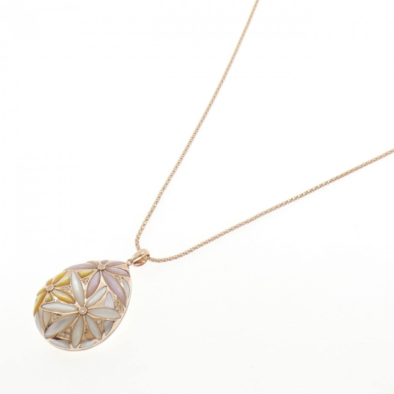 K18PG マザーオブパール ネックレス