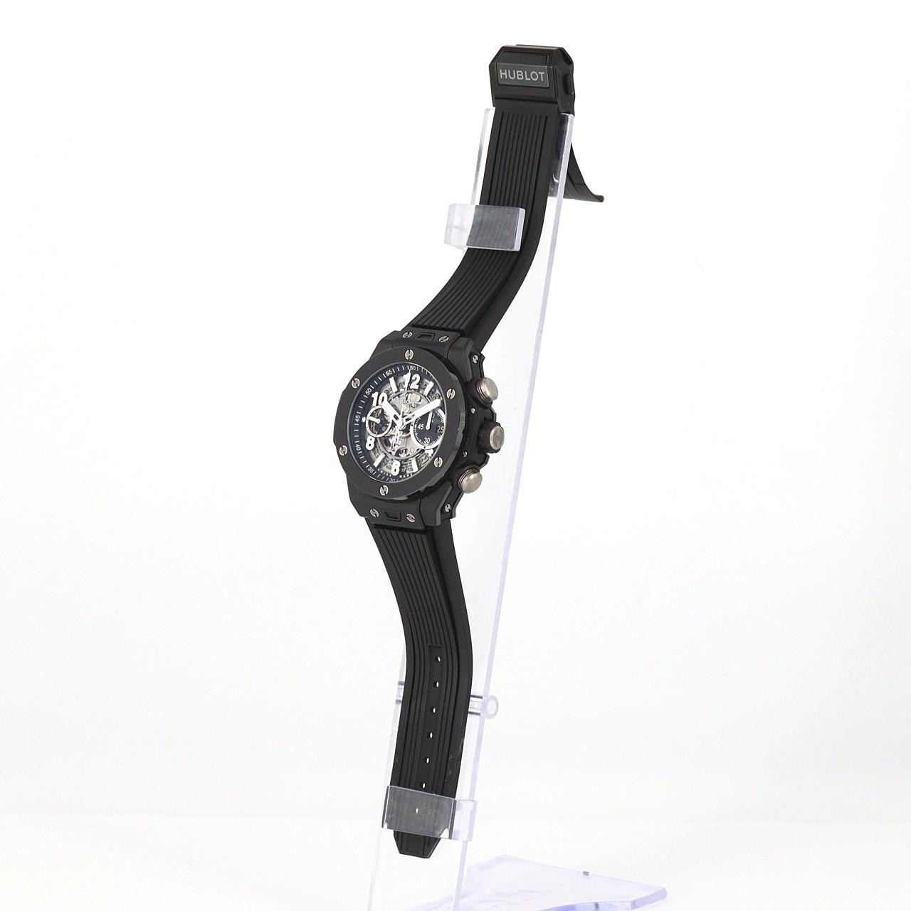 ウブロ ビッグバンウニコブラックマジック 421.CI.1170.RX セラミック 自動巻