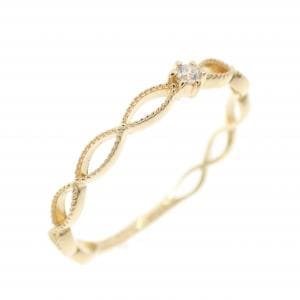 K18YG ダイヤモンド リング 0.01CT