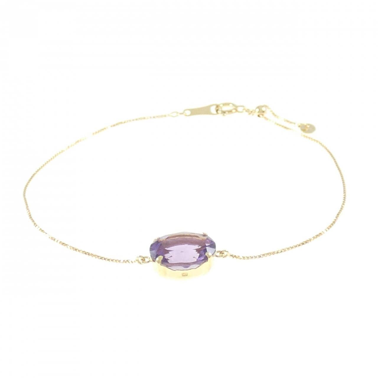K18YG アメジスト ブレスレット 2.00CT