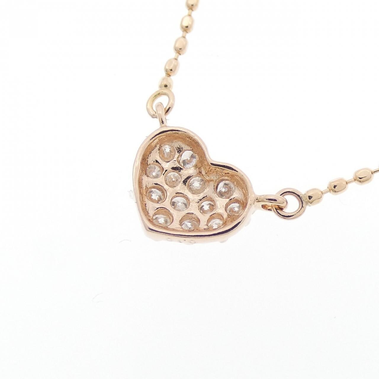 K14PG ダイヤモンド ネックレス 0.10CT