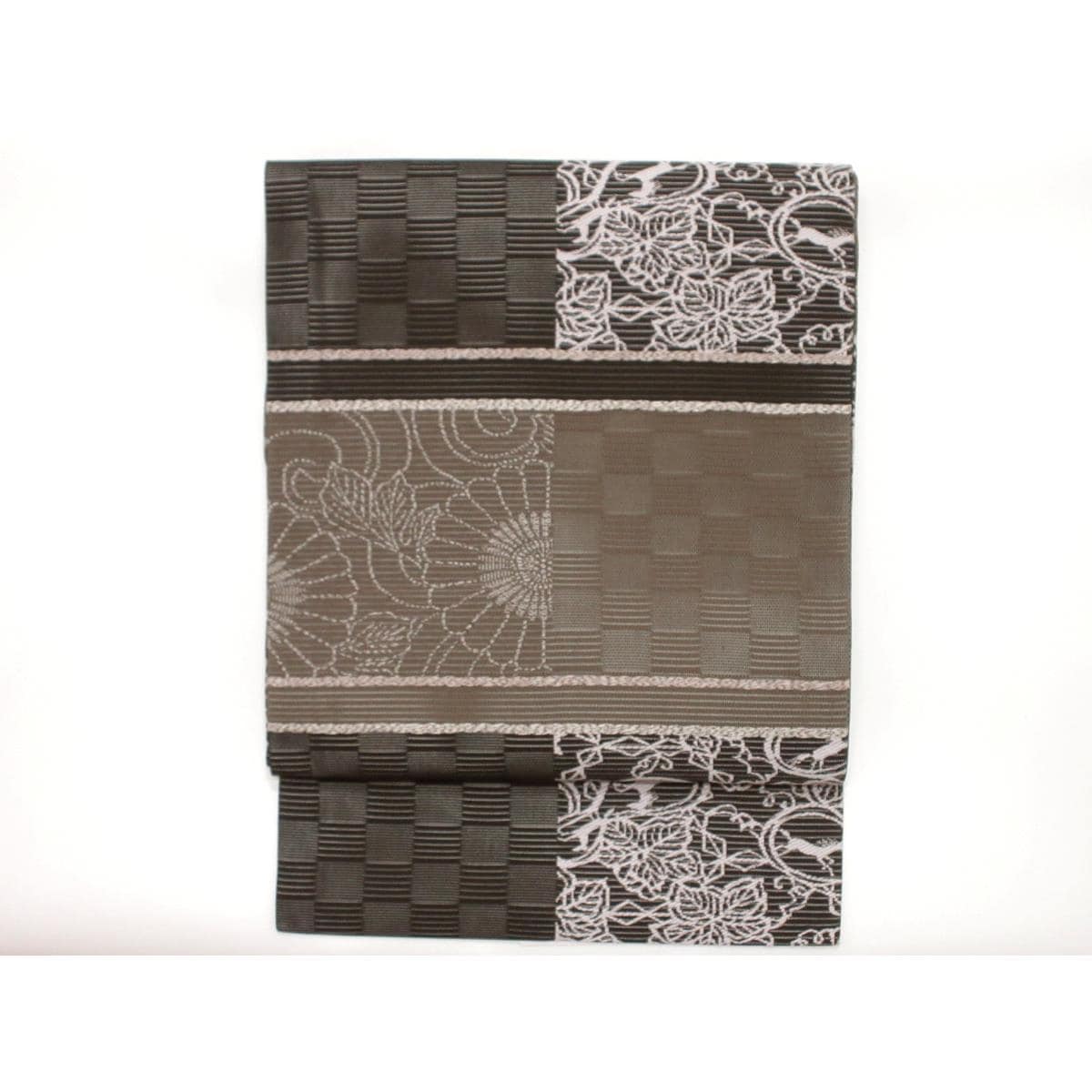 【未使用品】夏名古屋帯　中村勇二郎　南部芳松　全通柄