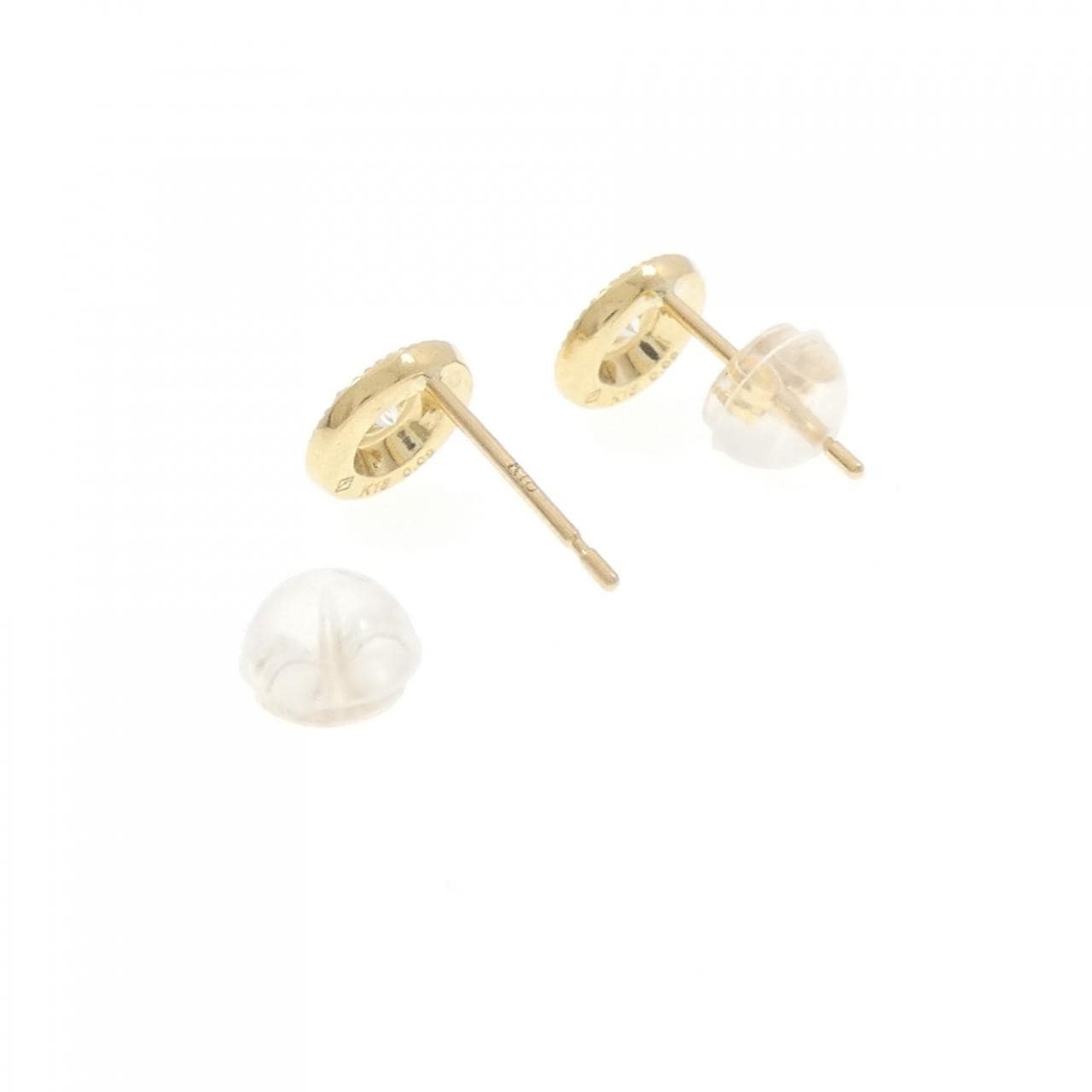 K18YG ダイヤモンド ピアス 0.18CT