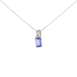 【リメイク】PT タンザナイト ネックレス 0.92CT