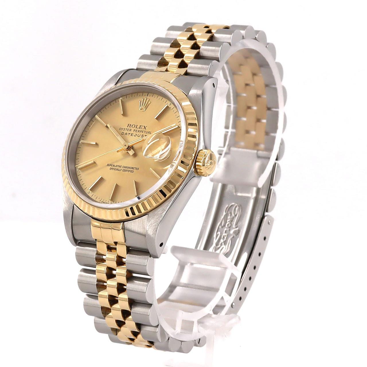 ROLEX Datejust 16233 SSxYG自動上弦X 編號