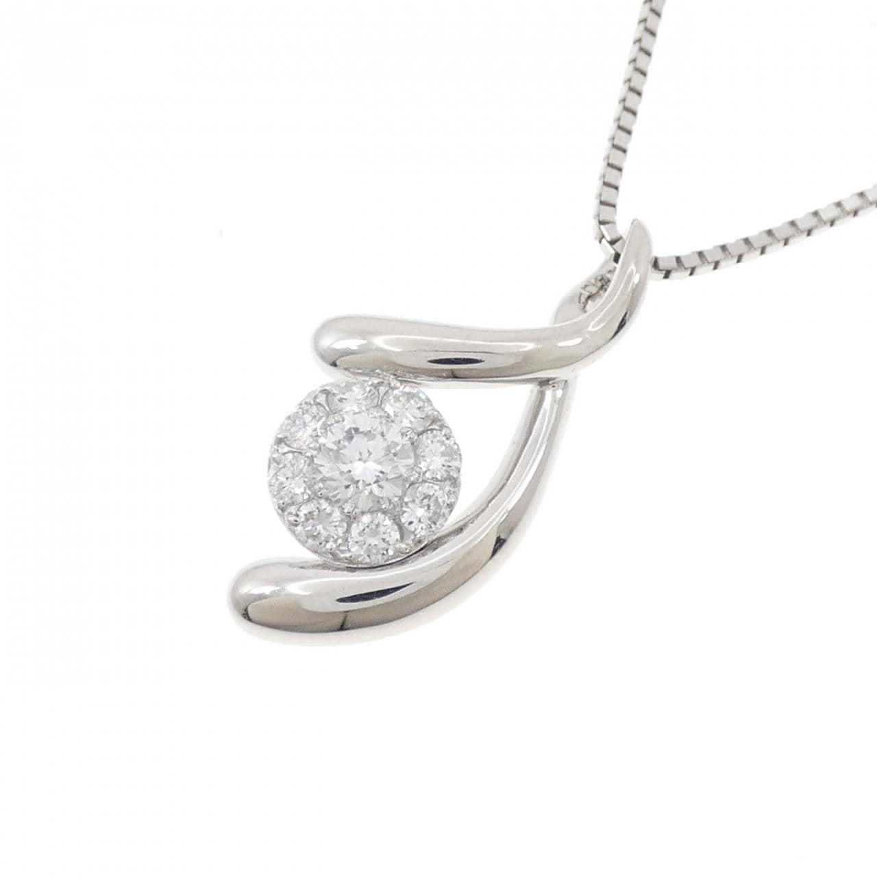 PT900/PT850 ダイヤモンド ネックレス 0.50CT