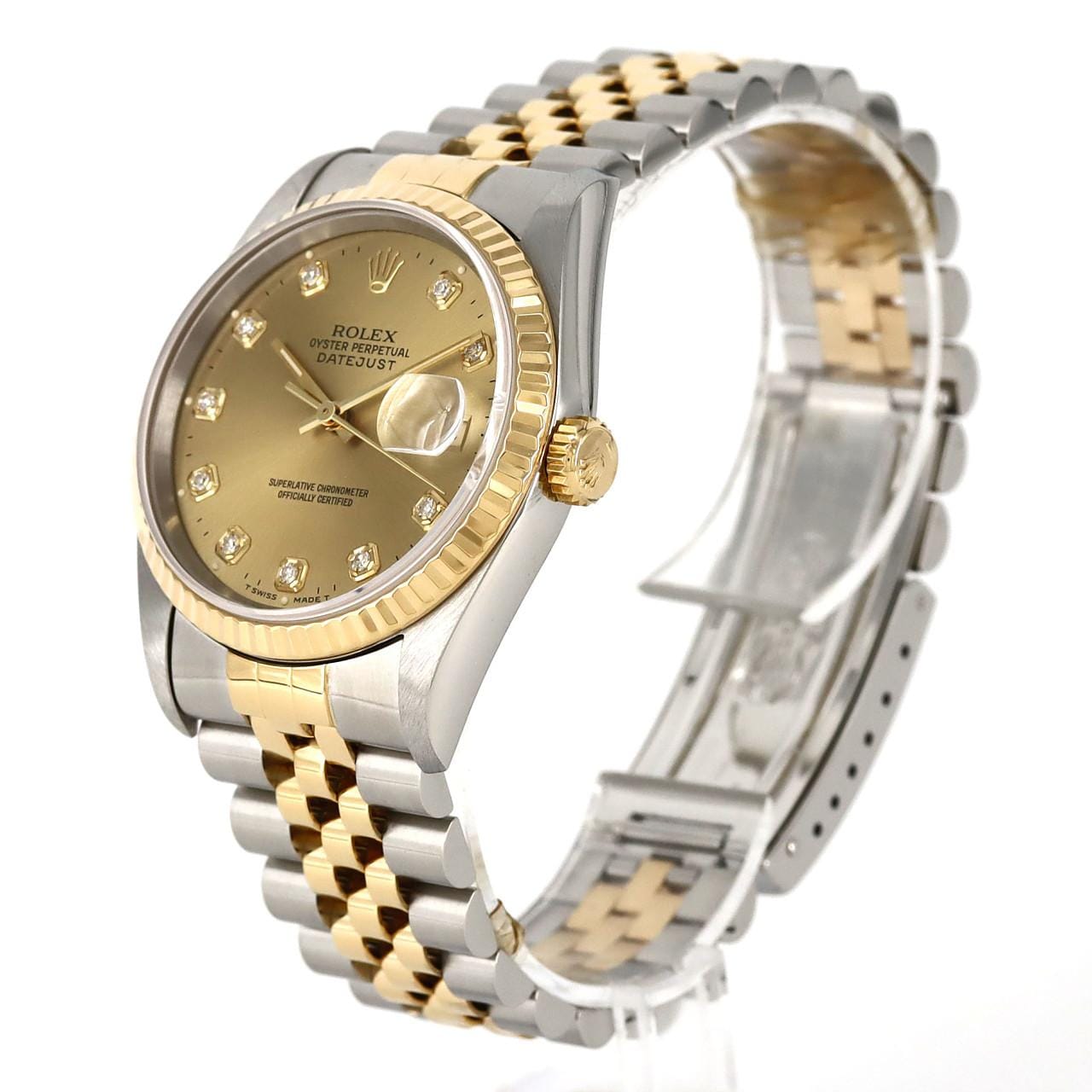 ROLEX Datejust 16233G SSxYG自動上弦W 編號