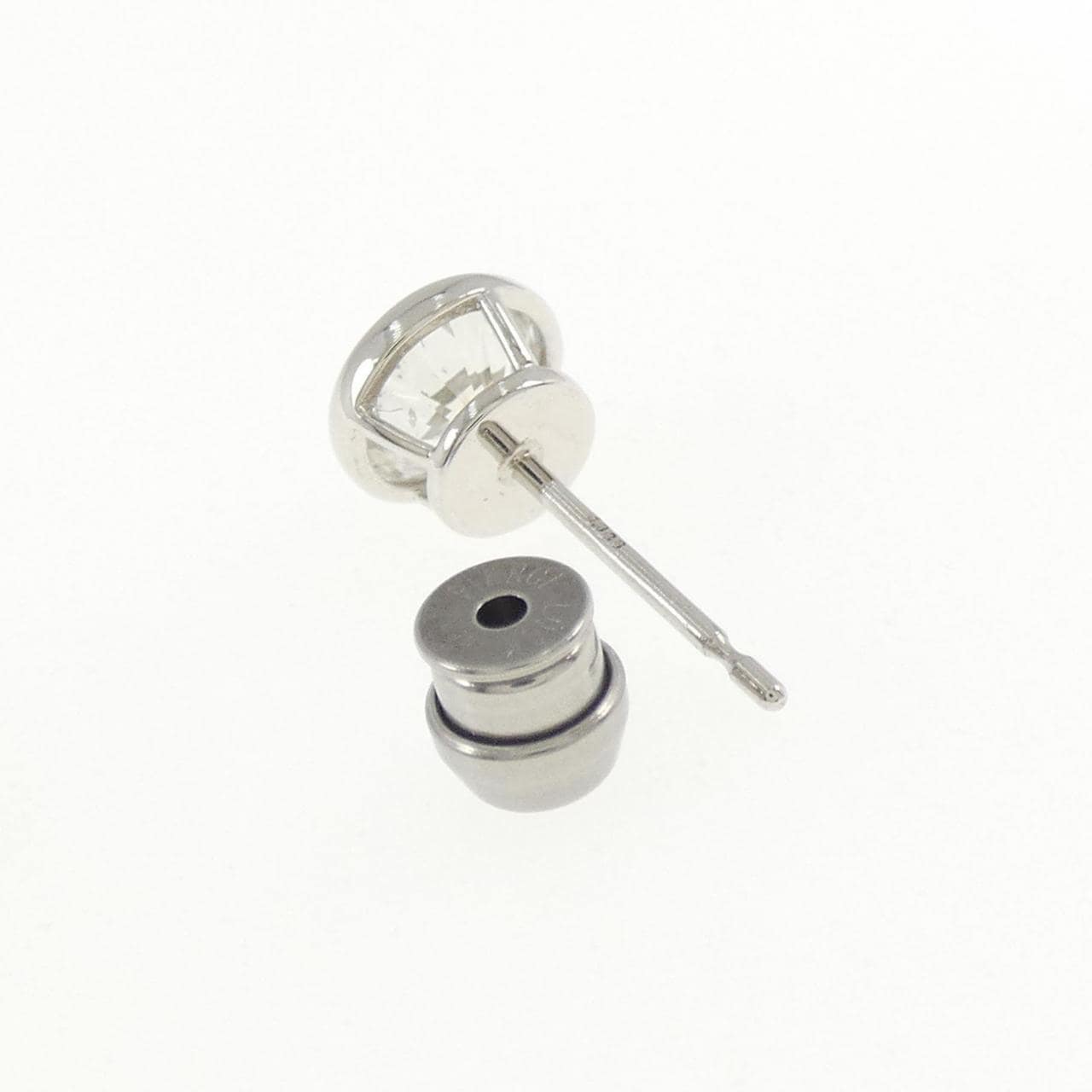 [Remake] PT900/ST Diamond Earrings 1.008CT F SI2 Fair (Single)