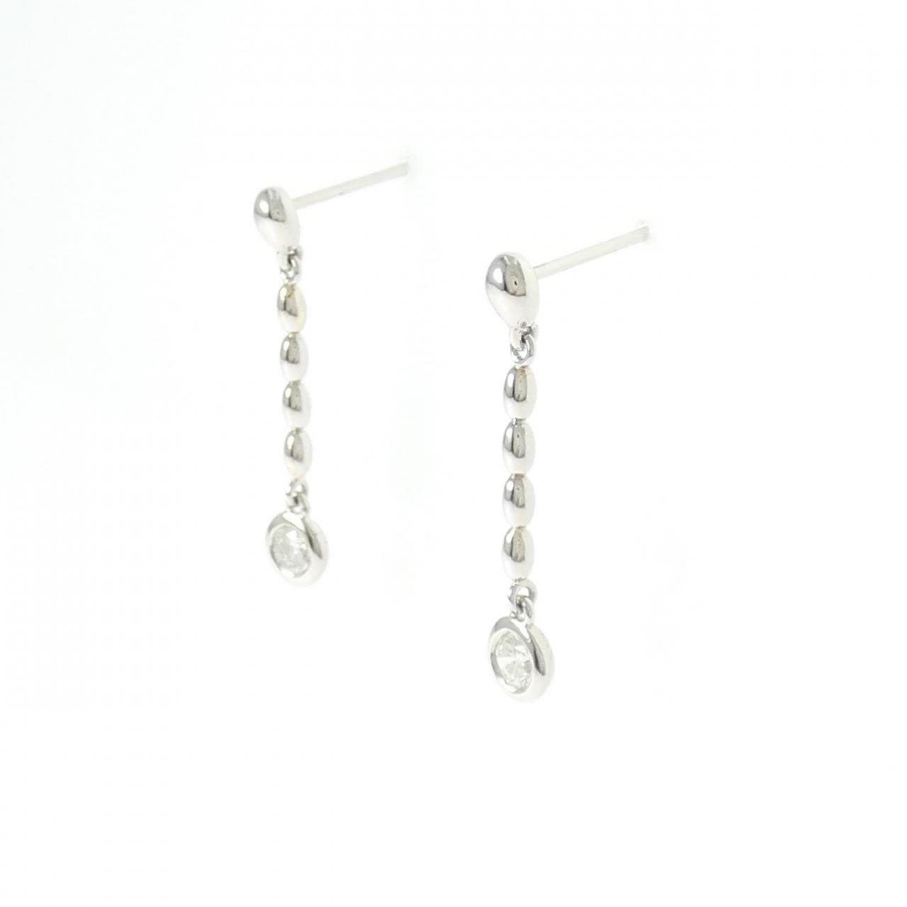 PT900 ダイヤモンド ピアス 0.32CT