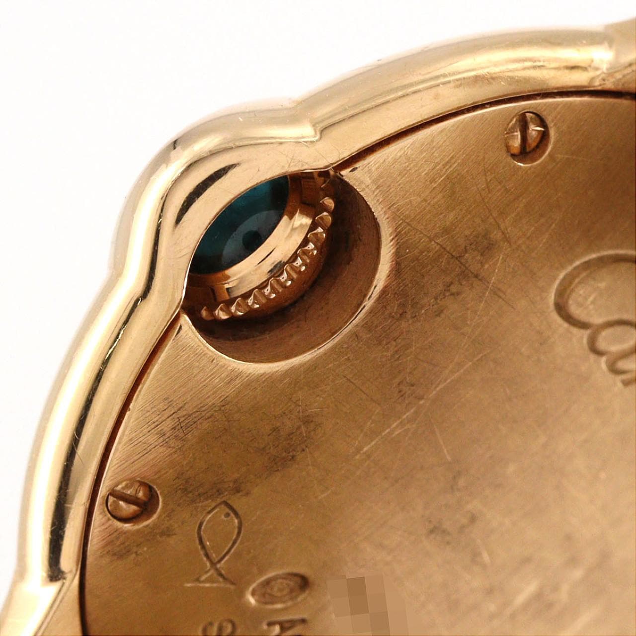 カルティエ バロンブルーSM PG W6900256 PG･RG クォーツ