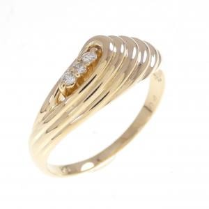 K18YG ダイヤモンド リング 0.04CT