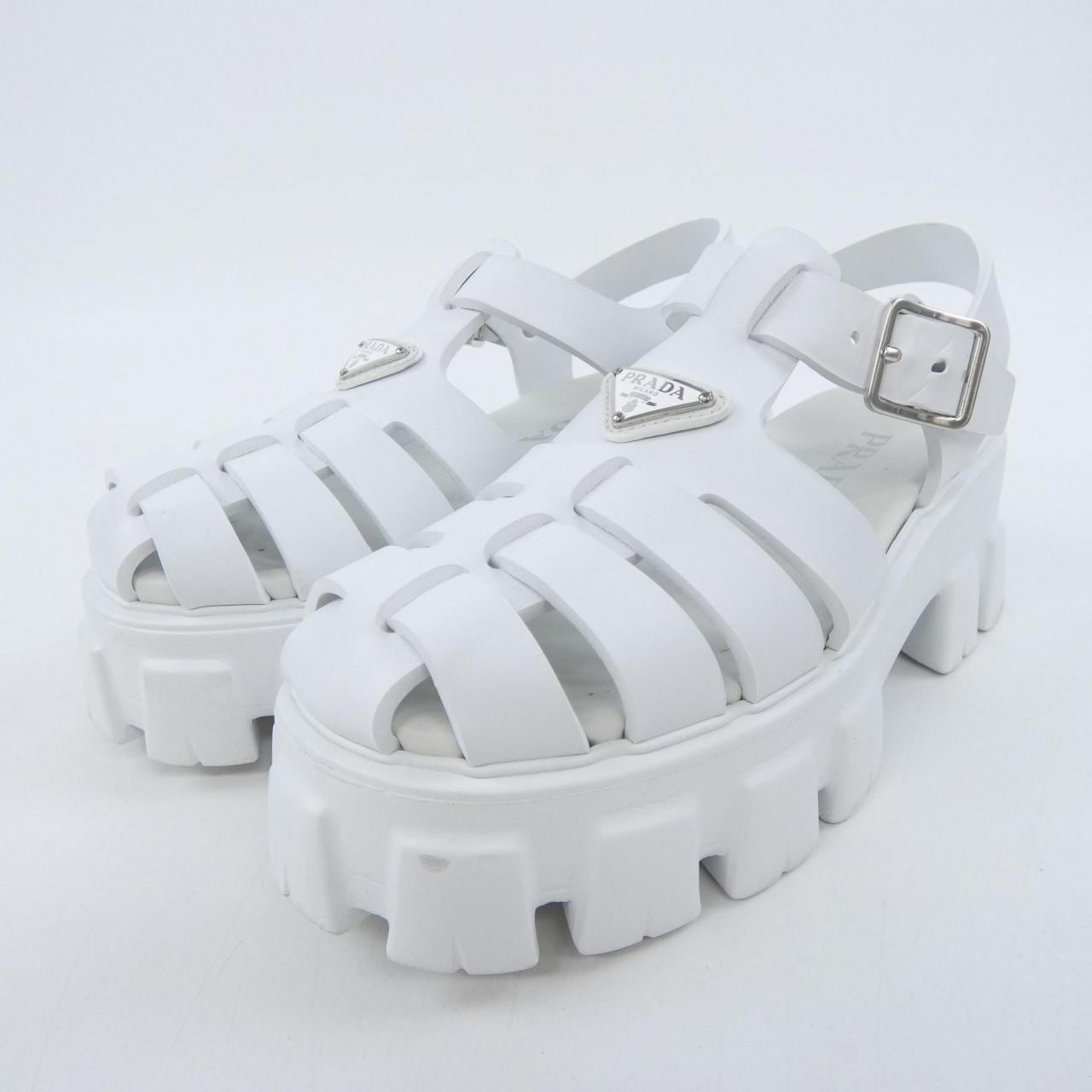 プラダ PRADA トライアングルロゴ モノリス 1X853M フォームラバー サンダル