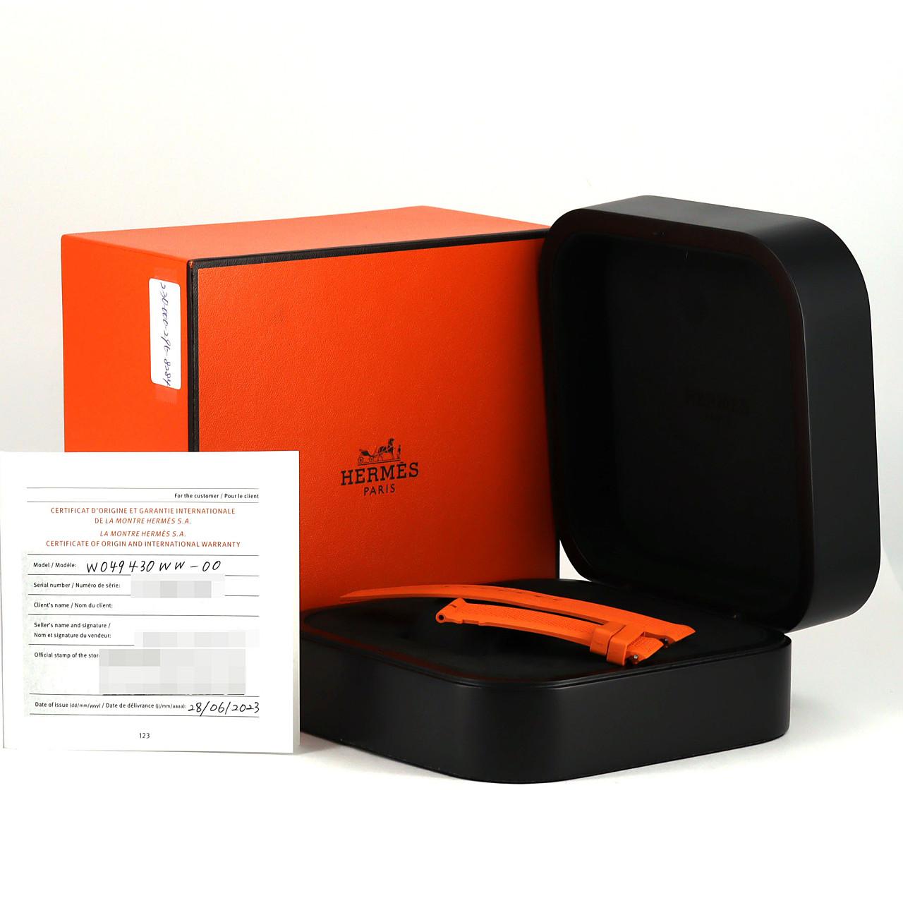 エルメス エルメスH08 DLC SP1.741 TI 自動巻