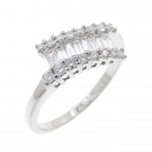 K18WG ダイヤモンド リング 0.38CT