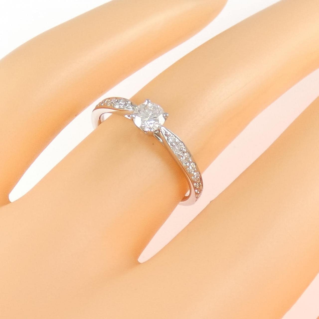 ティファニー ハーモニー リング 0.23CT F IF 3EXT