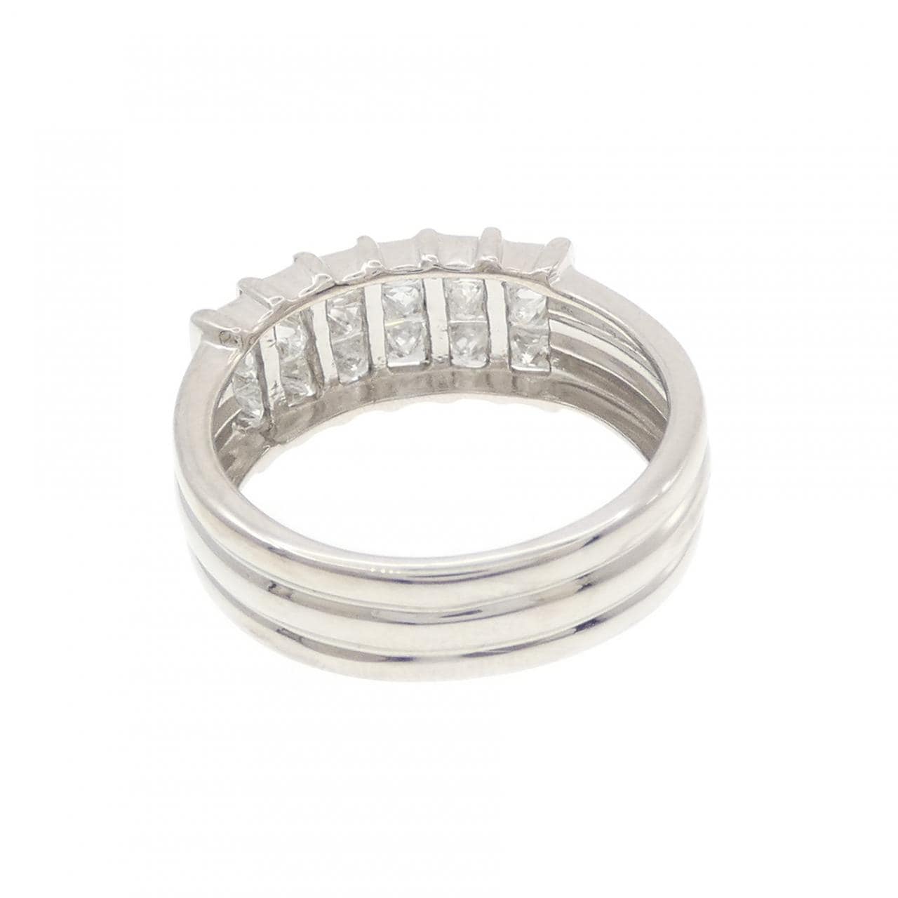 K18WG ダイヤモンド リング 1.00CT