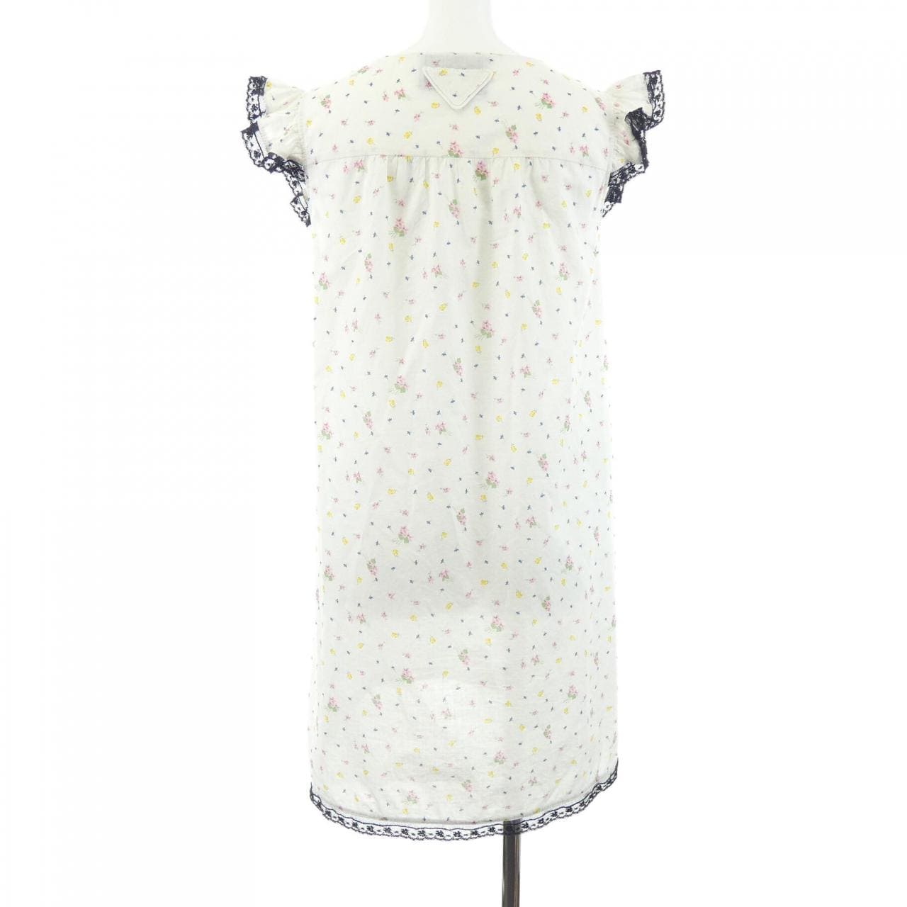 プラダ PRADA COTTON BATISTE MINI DRESS P3P32 SOOO 17ML ワンピース