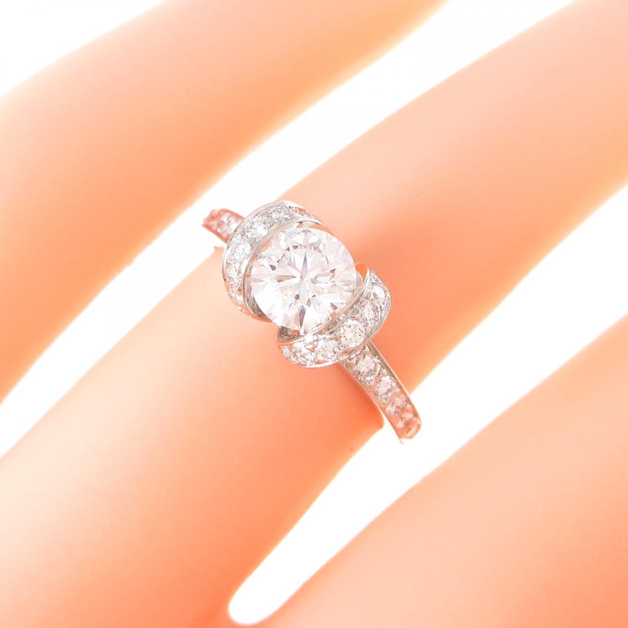 ティファニーリボンダイヤモンドリング0.62ct | www.phukettopteam.com