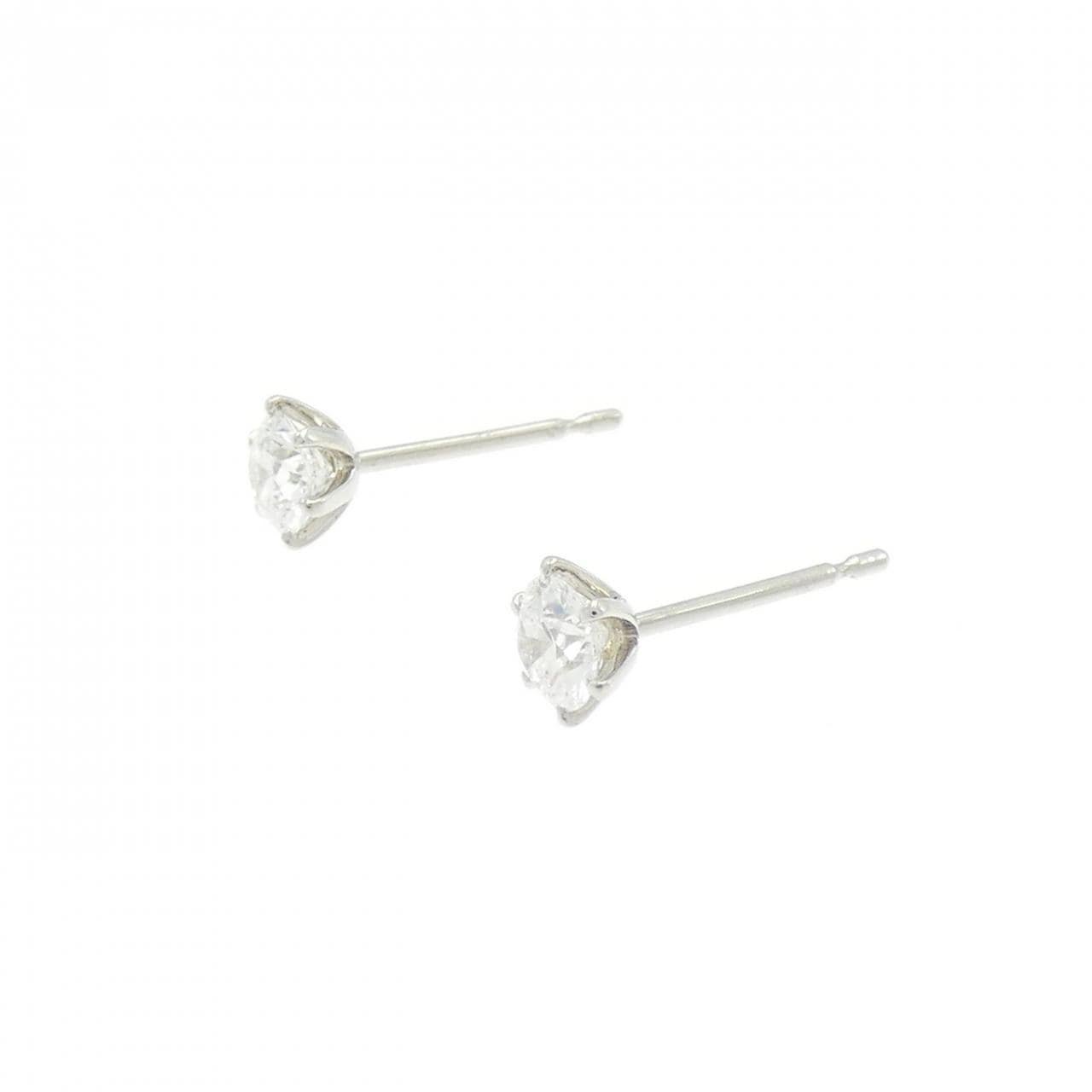 【リメイク】PT900/ST ダイヤモンド ピアス 0.271CT 0.279CT D VS1-2 3EXT-EXT H&C