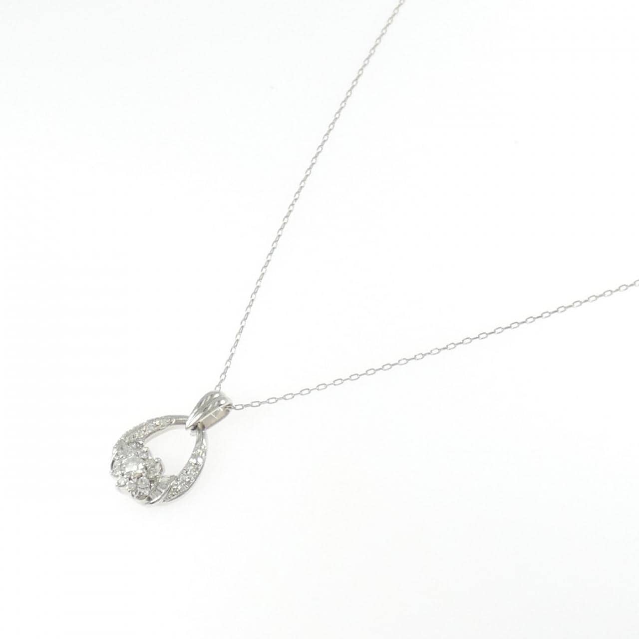 PT900/PT850 ダイヤモンド ネックレス 0.50CT