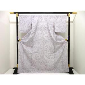 【新品】単衣　駒絽小紋