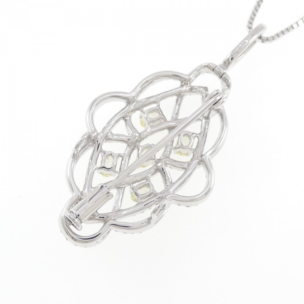K18WG ダイヤモンド ネックレス 0.498CT