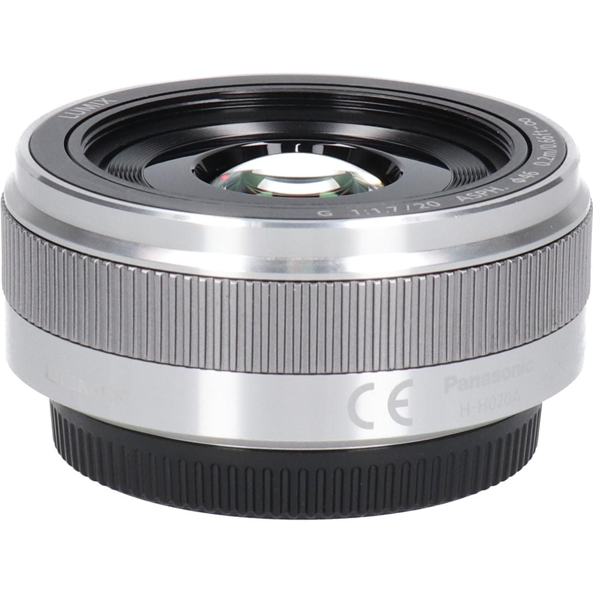 Ｇ２０ｍｍ　Ｆ１．７ＩＩ（Ｈ－Ｈ０２０Ａ）　シルバー
