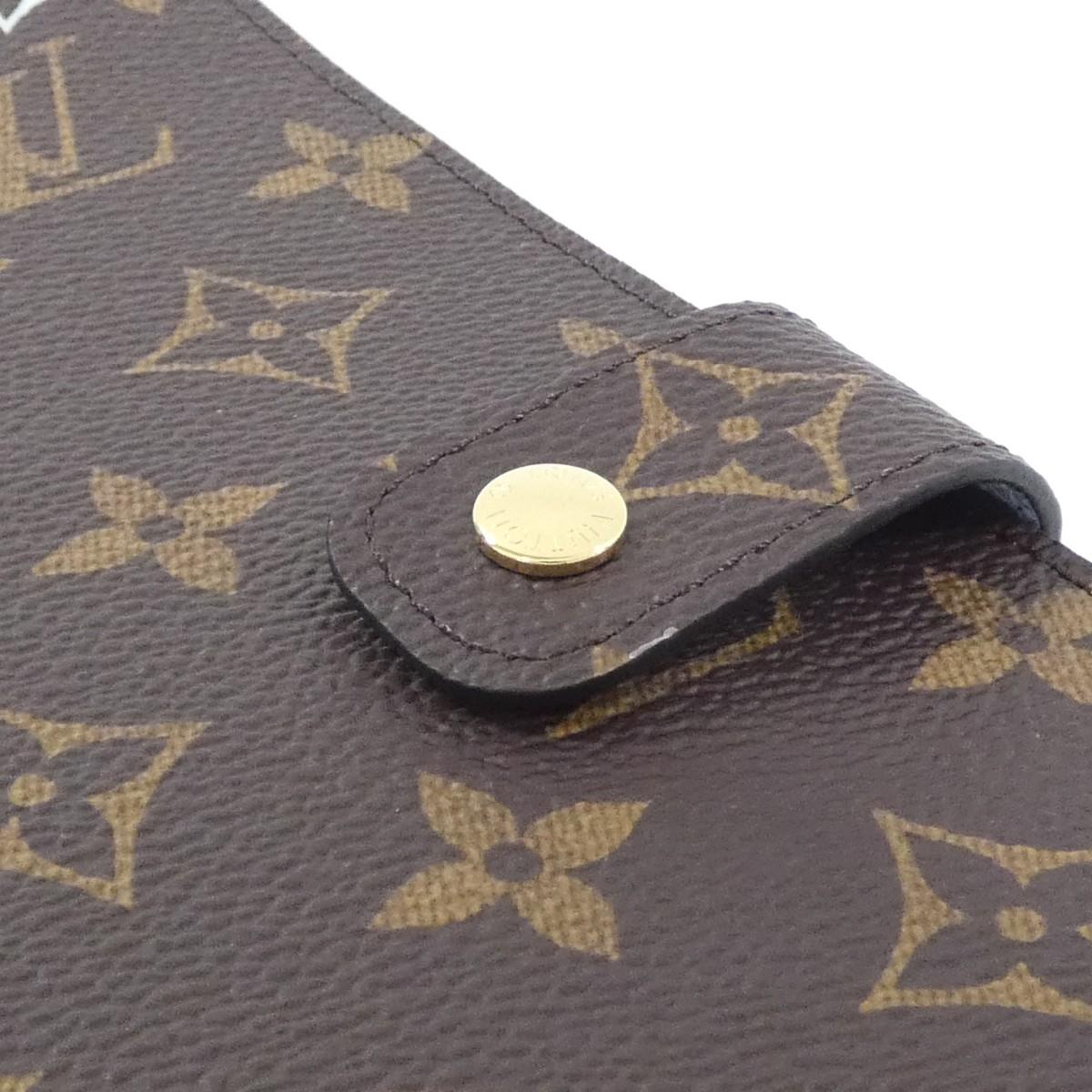[未使用品] LOUIS VUITTON Monogram Triplets Agenda 中号 GI1375收纳夹