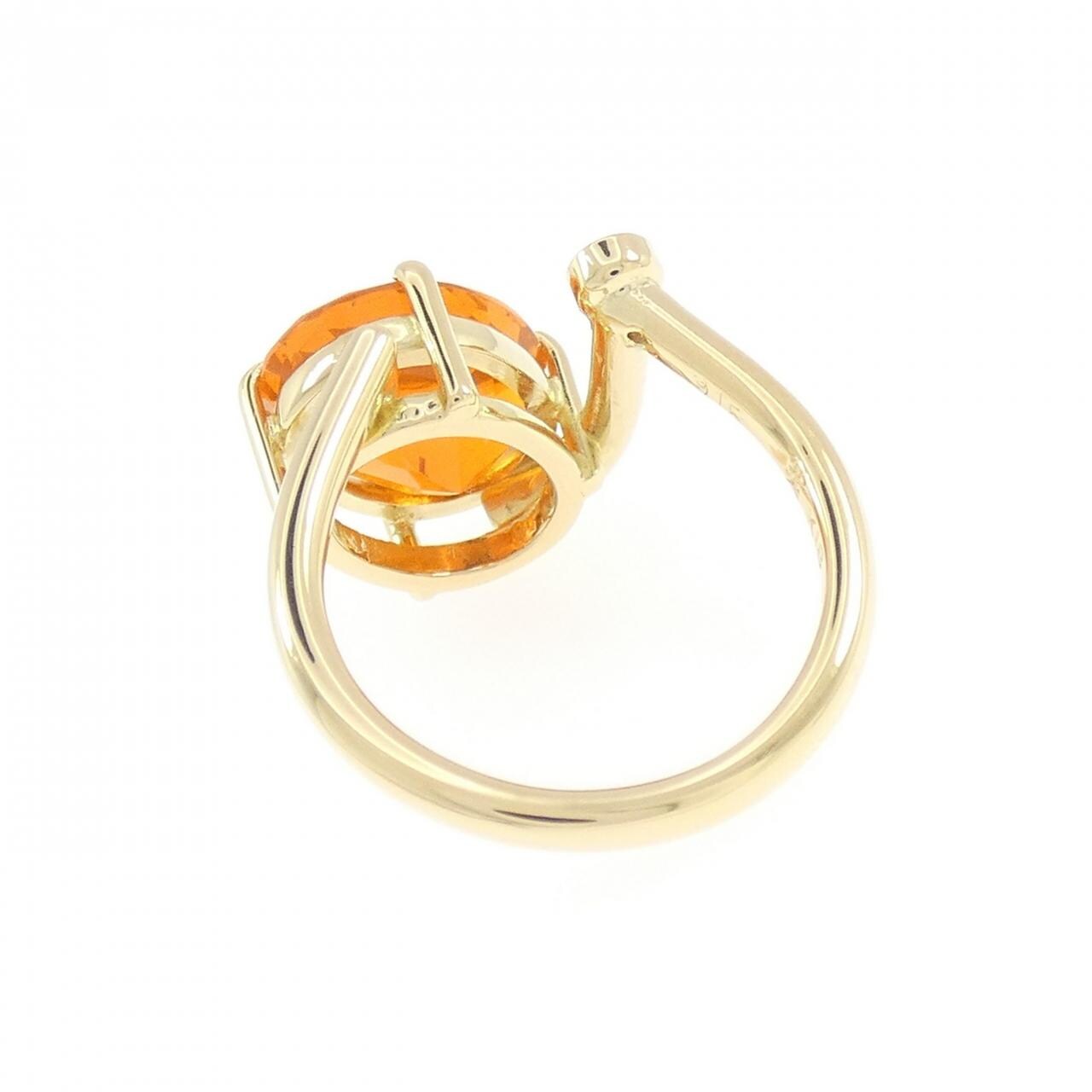 K18YG オパール リング 3.15CT