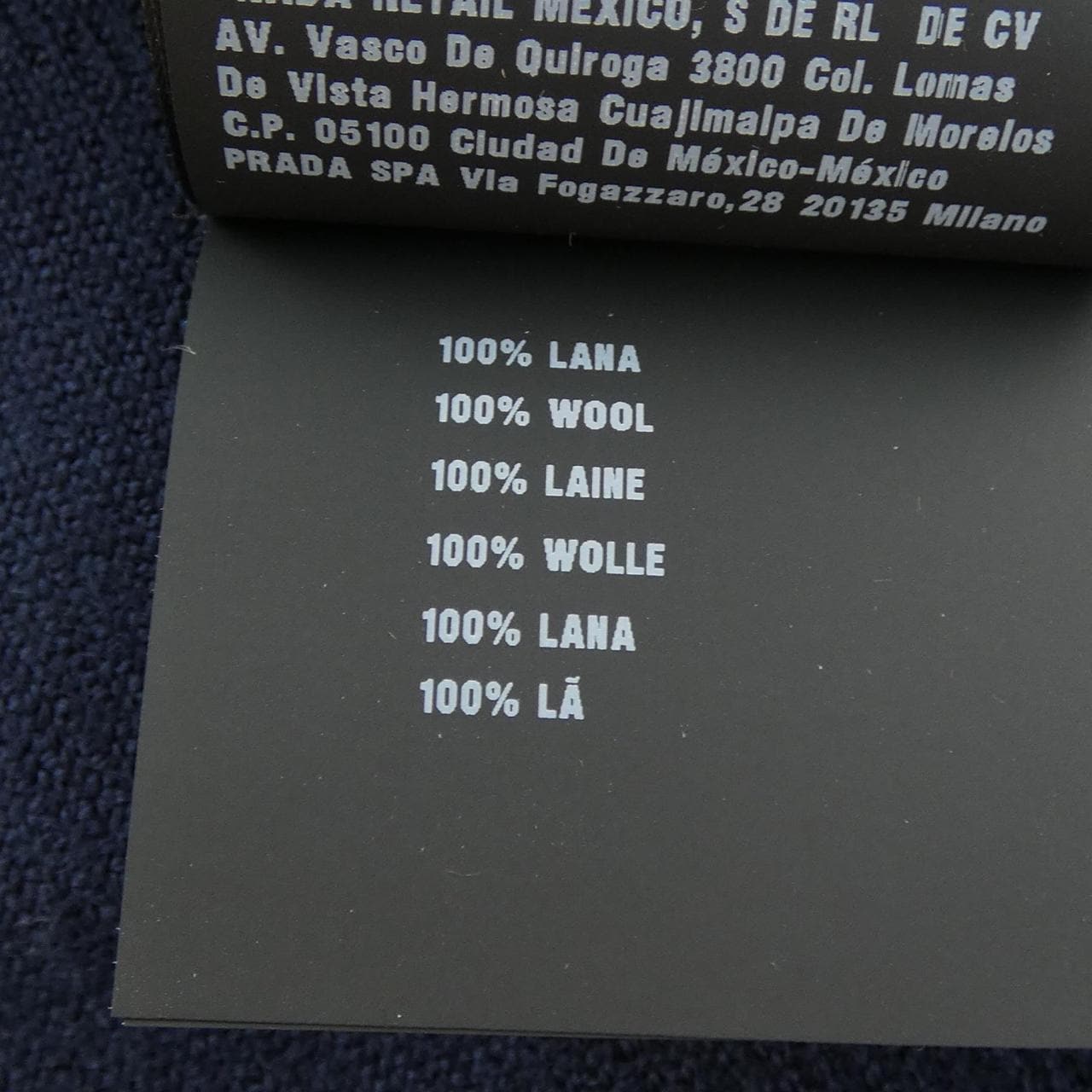 プラダ PRADA USC135 S112 39W MUFFLER