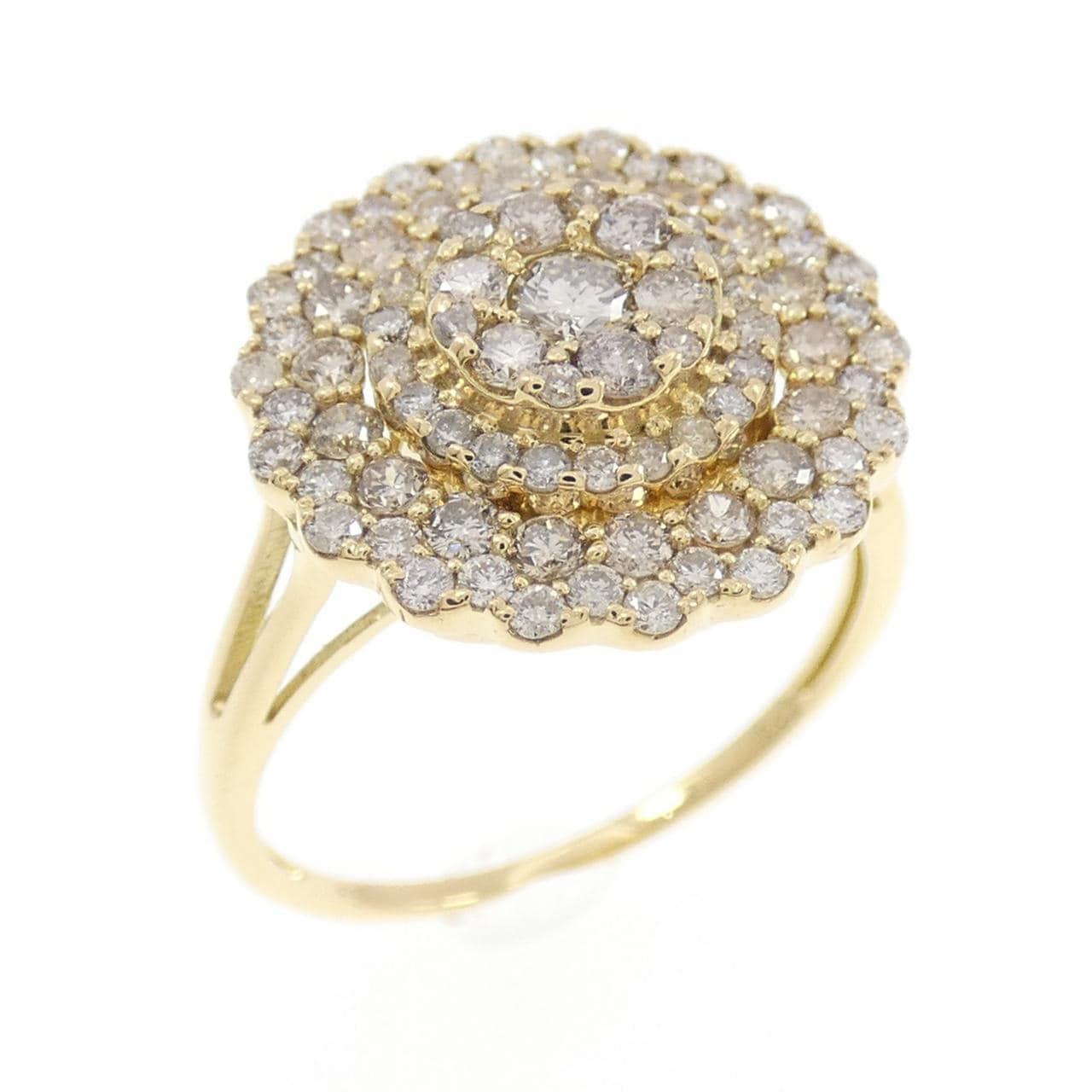 K18YG ダイヤモンド リング 1.00CT