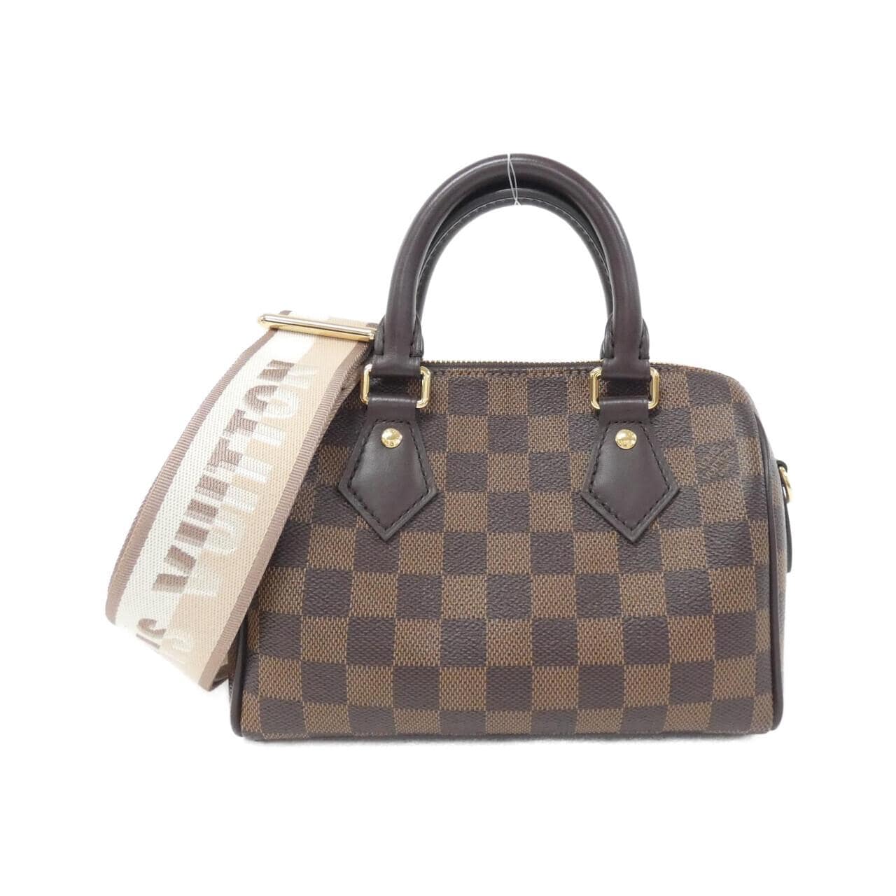 LOUIS VUITTON Damier Speedy Bandouliere 20cm N40489 Boston Bag