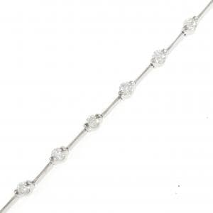 K18WG ダイヤモンド ブレスレット 1.50CT
