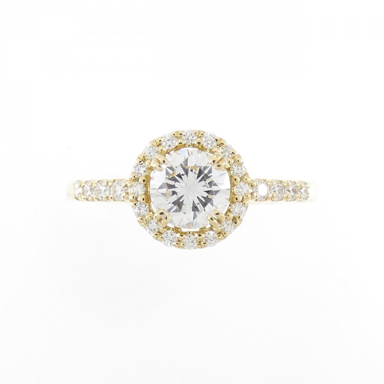 [Remake] K18YG Diamond Ring 0.517CT F SI1 Good