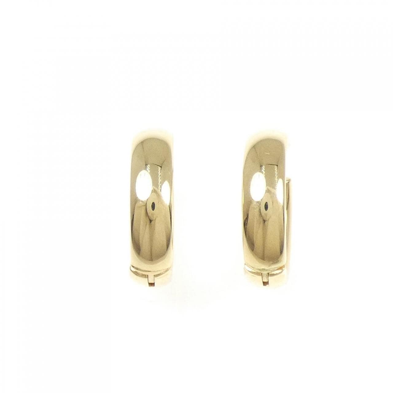 [BRAND NEW] K18YG hoop earrings