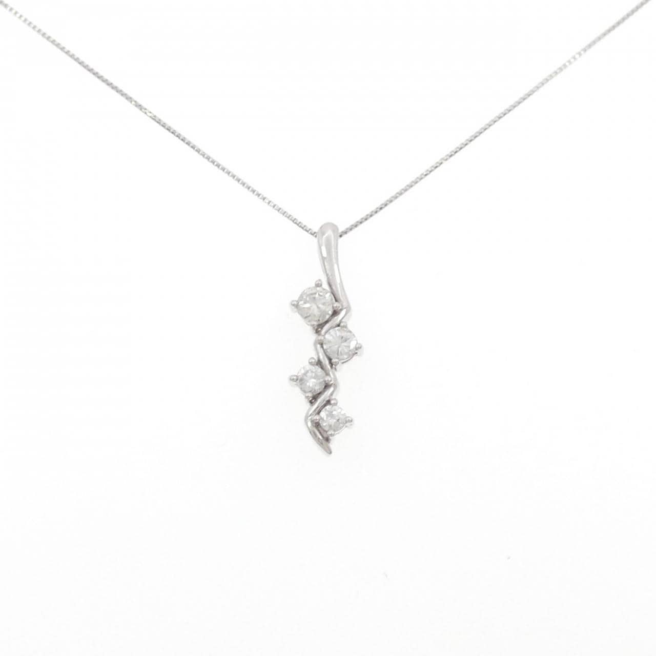 PT900/PT850 ダイヤモンド ネックレス 0.51CT